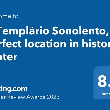 הוילה טומאר O Templario Sonolento, Perfect Location In Historic Center מראה חיצוני תמונה